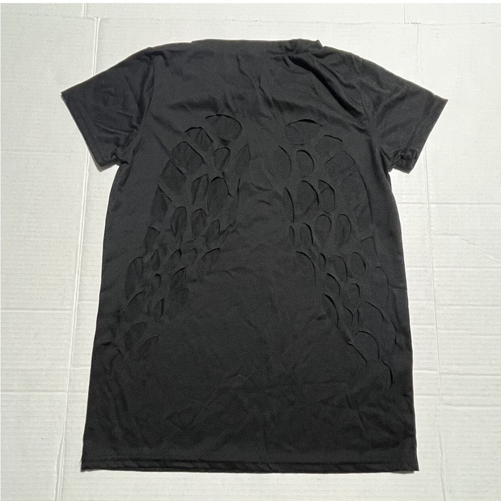 Angel wings cutout short sleeve tee Small - Picture 4 of 7